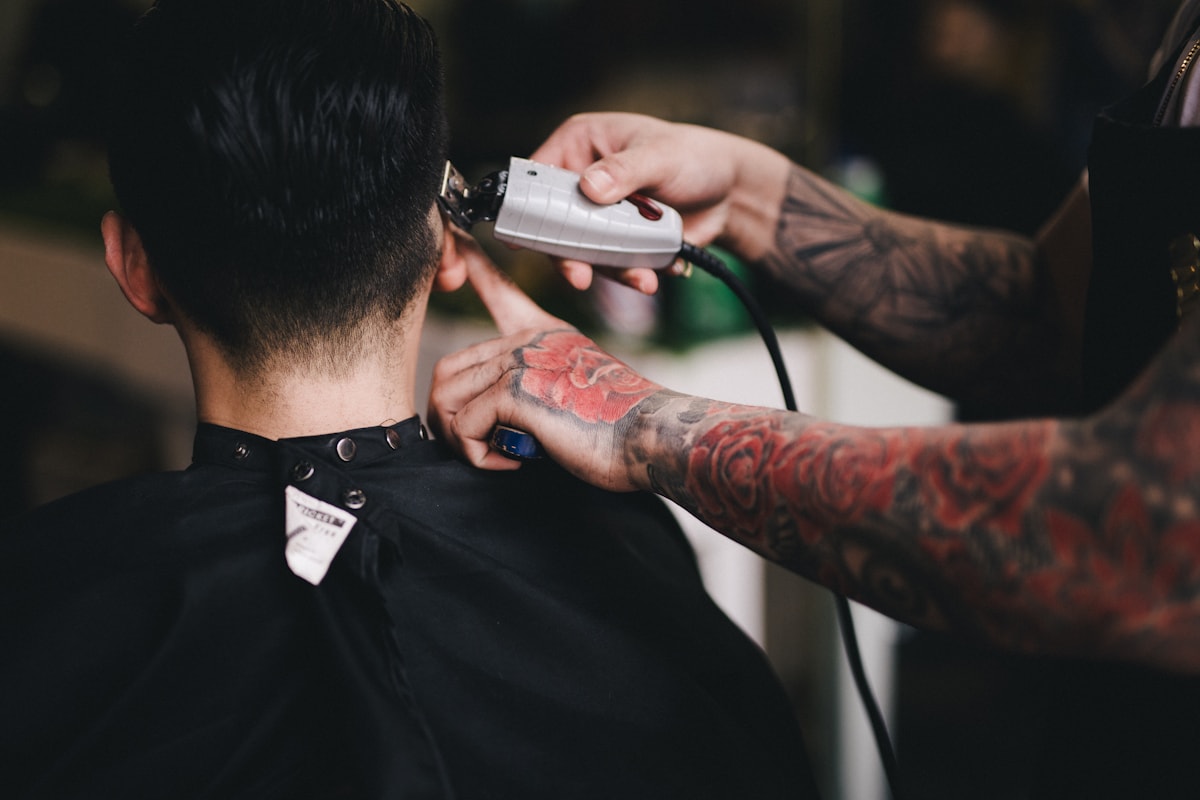 Classic barbershop cut and finish