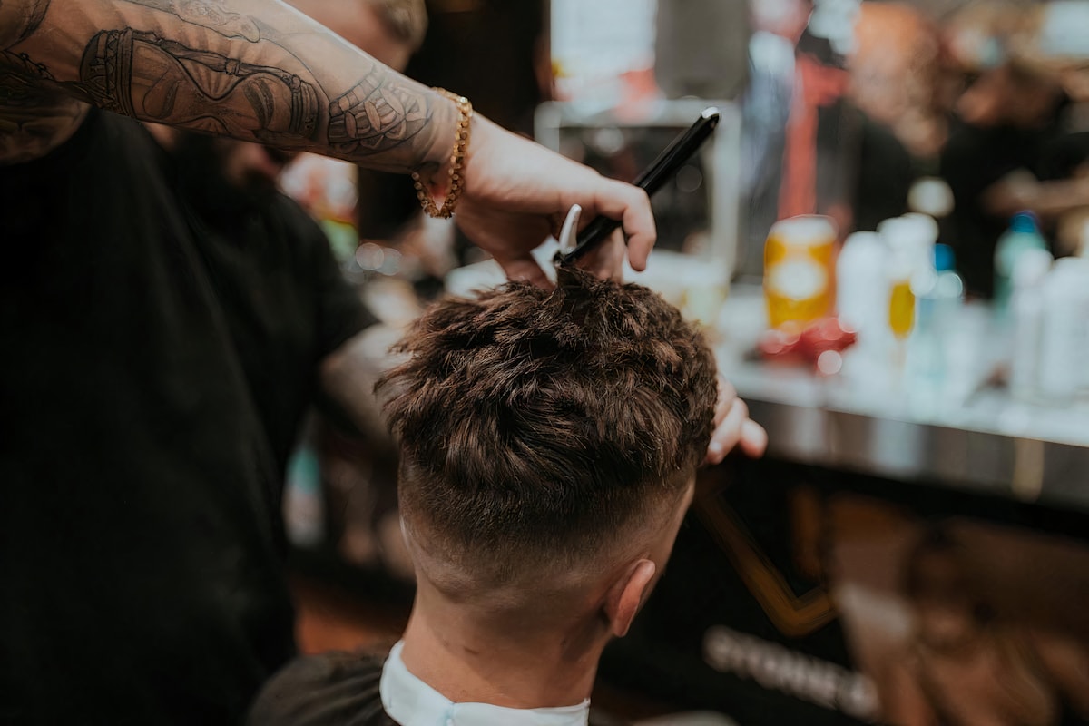 Creative barber design and detailing